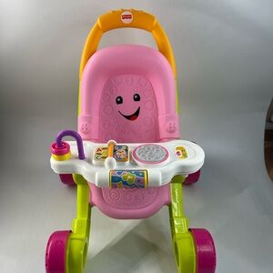 Fisher-Price Stroll & Learn Walker, Pink